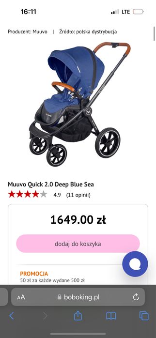 Muuvo Quick 2.0 2w1 – granatowy