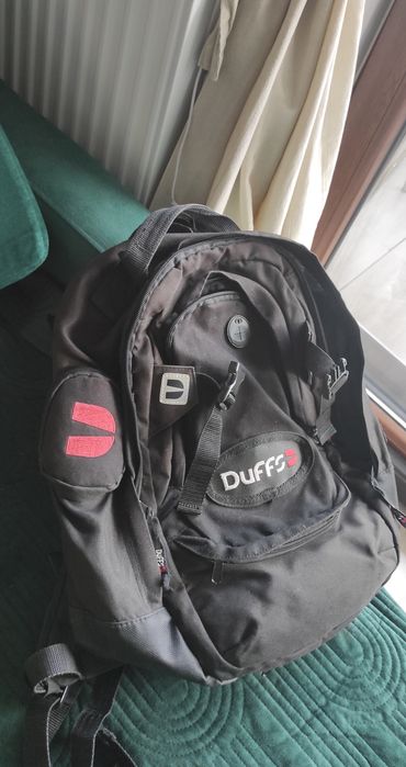 Czarny Plecak Duff 30l