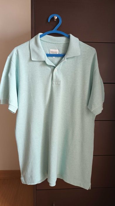 Polo verde água da Benetton