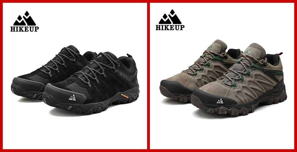 Новые мужские трекинговые кроссовки HikeUp (замша, текстиль). Уценка!
