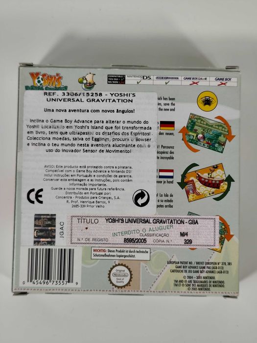 Yoshi's Universal Gravitation GBA Gameboy Advance