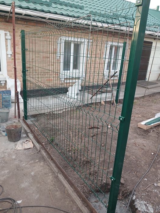 Робимо паркани хвіртка секційний металевий ,огорожа із сітки 3D