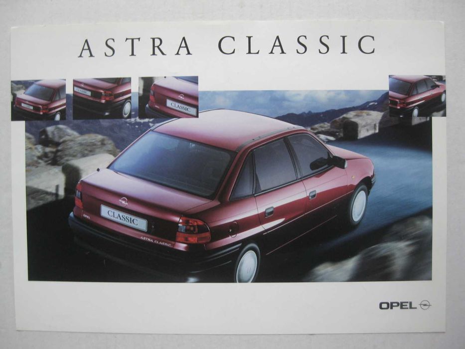 OPEL Astra F Classic Prospekt Opel Astra I Classic Katalog 4d sedan PL
