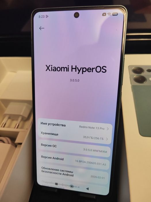 ИГРОВОЙ Xiaomi redmi note 13Pro, память 8+8-256гиг,как новый.