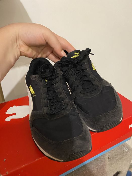 Czarno żółte buty Puma