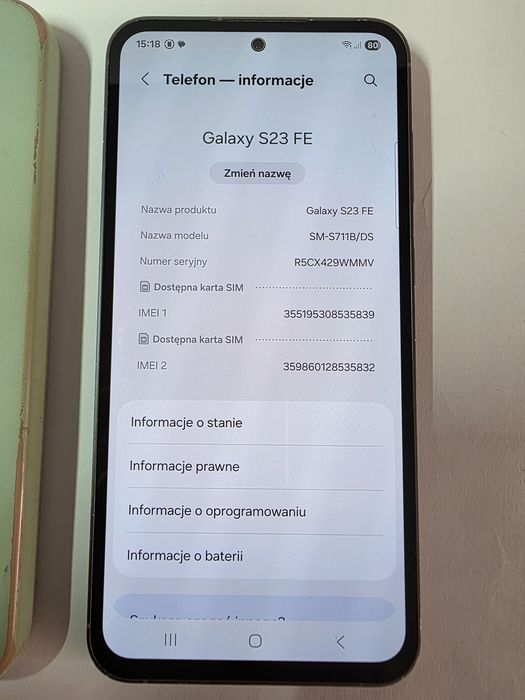 Samaung galaxy s23 fe 8/128gb