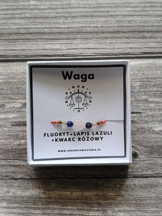 Bransoletka dla Wagi na jedwabnej nici