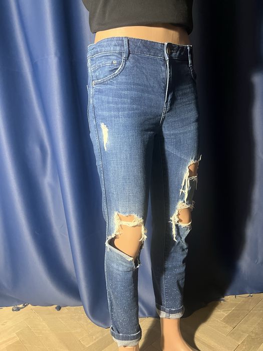 Джинсы женские тёмно-синие