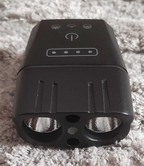 Luz dianteira para bicicleta Xeccon Link Duo recarregável