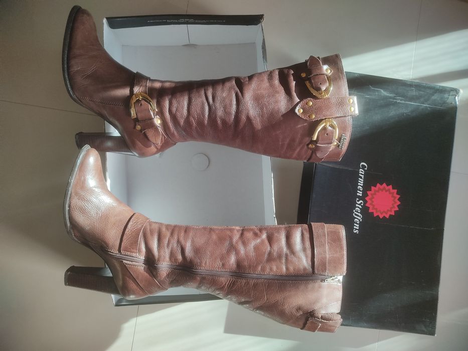 Vendo botas Carmen Steffens Pele