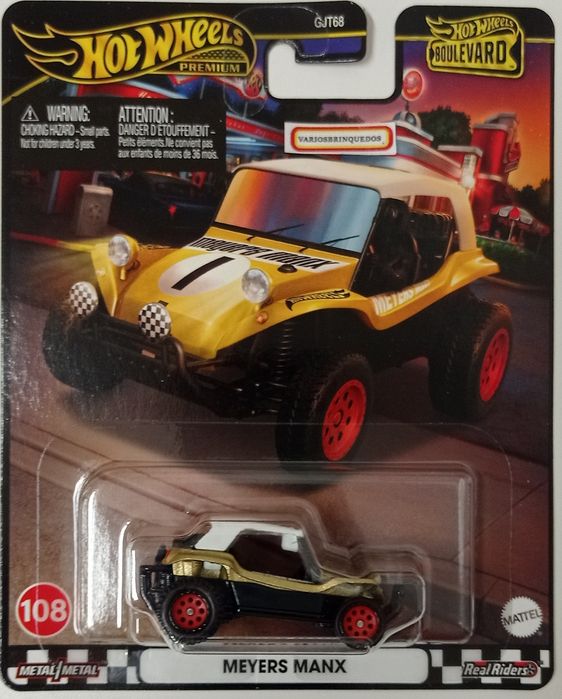 Set Completo 5 Miniaturas Boulevard Premium Hotwheels