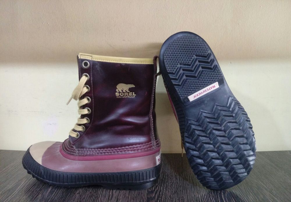 Оригінал  Sorel Sentry Steel Toe чоловічі зимові шкіряні чоботи