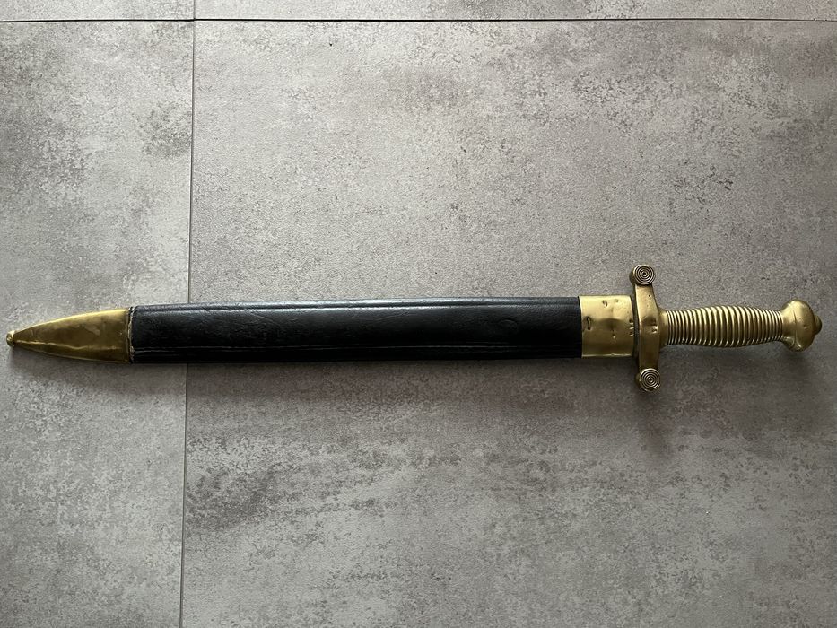Tasak francuski „Gladius” 1831 zgodny, piękny stan, bagnet