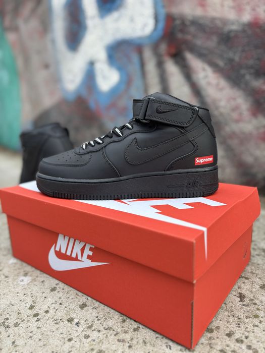 Кросівки Nike Air Force 1 x supreme High Black