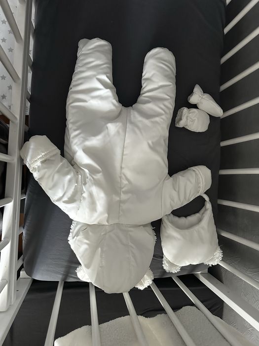 Зимовий комбінезон на овчині 56-62 , 0-3 міс , конверт на виписку