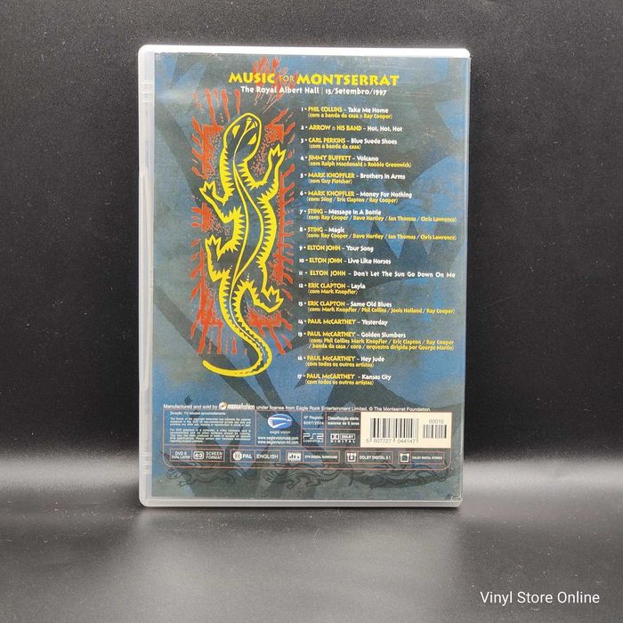DVD Música - Various - Music For Montserrat - Ref.MCLE