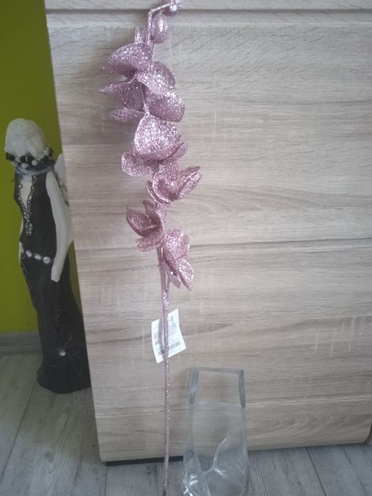 Sztuczne duże kwiaty 5 sztuki