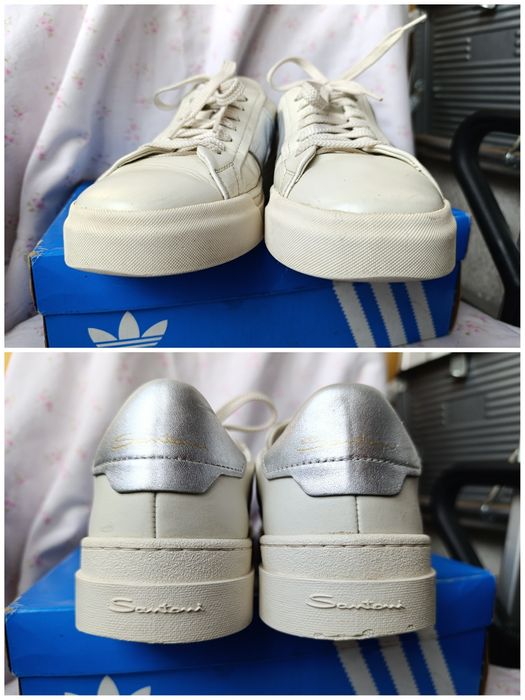 Оригинальные кроссовки Santoni Double Buckle Deri р.40.5