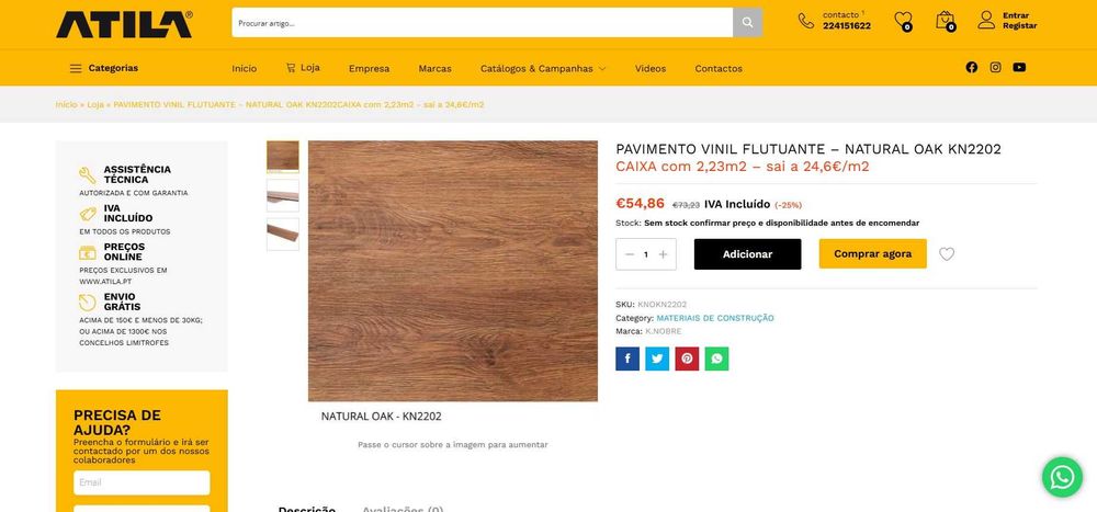 Pavimento Flutuante laminado e Vinílico