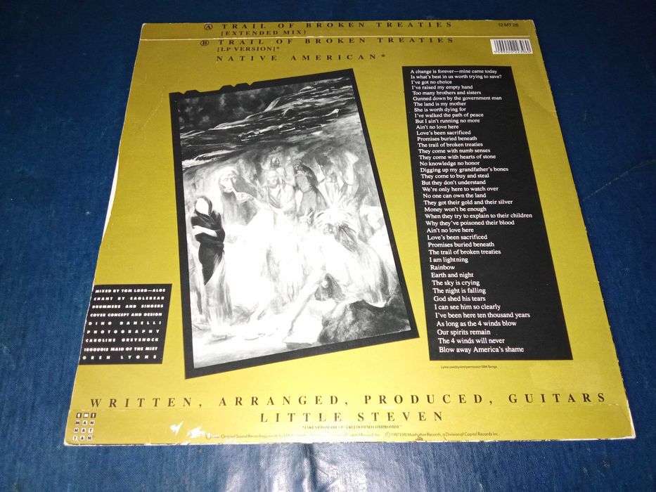 LITTLE STEVEN  - Trail Of Broken Treaties MAXI