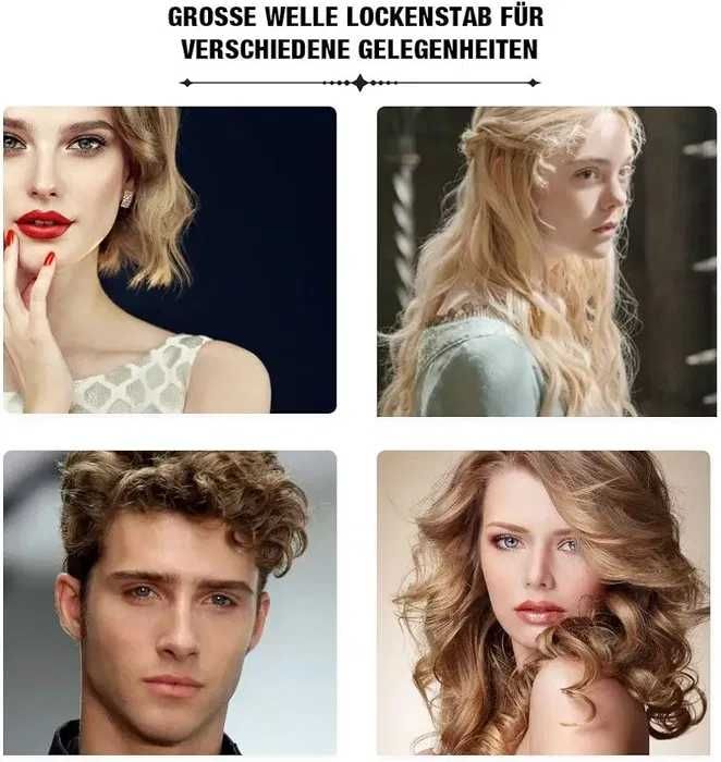 Lokówka karbownica ceramiczna potrójna