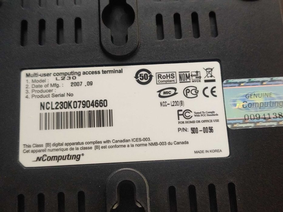 Ncomputing acess terminal L230