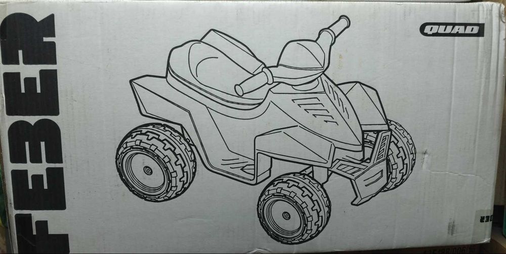 Moto 4 Elétrica Quad Racy Feber 6V
