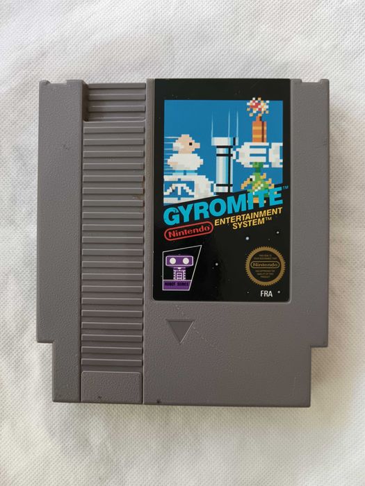 Gyromite [NES, 1985] Solto com capa da Nintendo – Autêntico – Francês