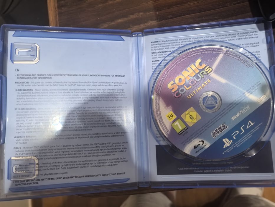FC26 e Sonic Colour's ultimate PS4