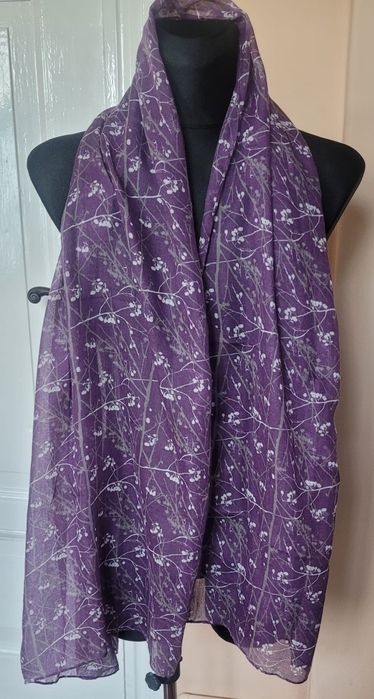 Lekki szalik fiolecik