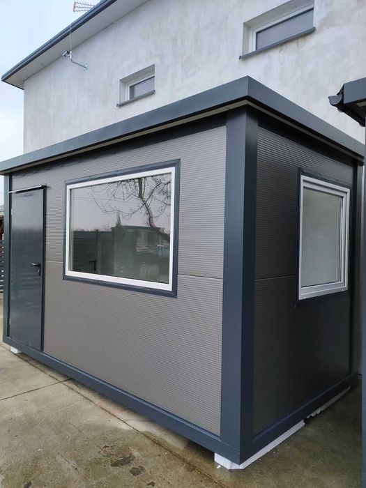 Pawilon kontener budka biuro stróżówka socjalny portiernia waga skup