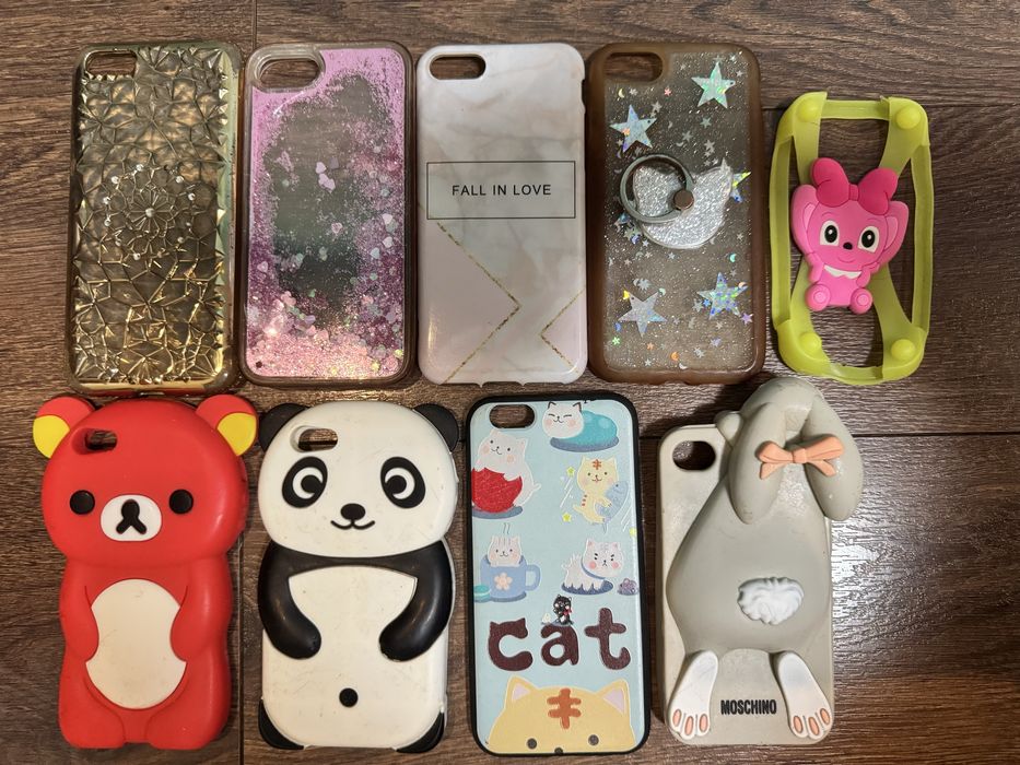 Набор чехлов на iPhone (11, 12, 13, 14, 6, 7, 8, 5, 14 Pro Max) и набор чехлов на Android