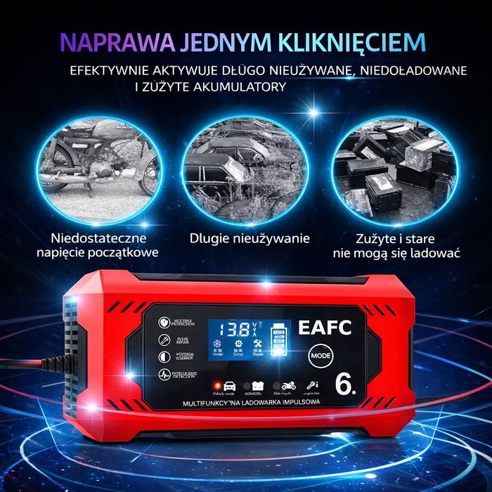 Profesjonalna inteligentna ładowarka impulsowa EAFC – renomowana marka
