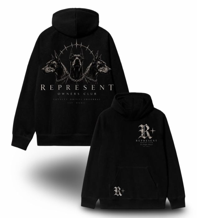 Худи Represent Logo унисекс репрезент кофта толстовка свитшот лонгслив Новинка