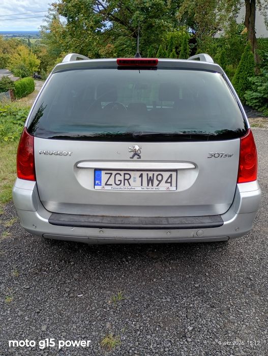 PEUGEOT 307 SW 1.6 HDi, kombi . Zwykłe sprzęgło, fabrycznie bez DPF'a