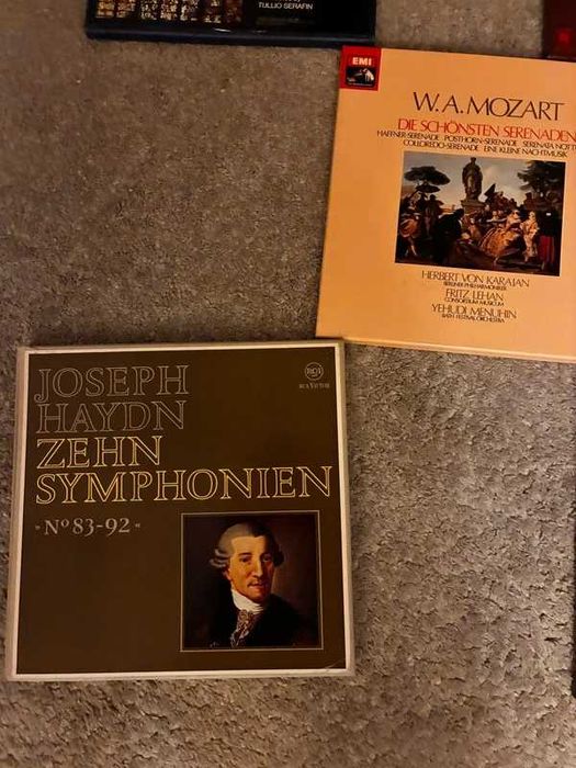 Zestaw 5 boxów winylowych: Haydn, Mozart, Händel, Verdi (17 LP)