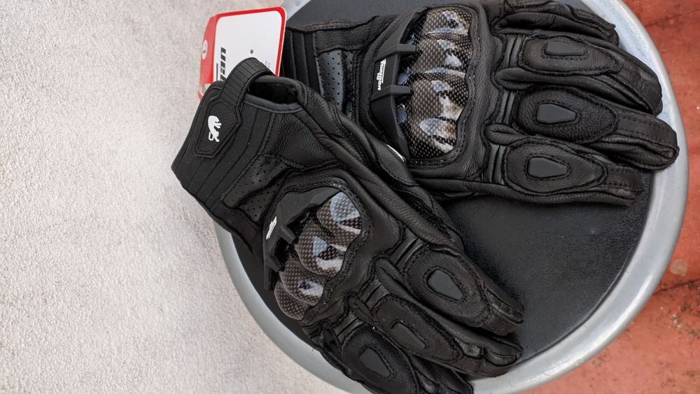 Luvas moto, tamanho L, novas: Revit Dirt 3, Furygan, Suomy, luvas pele