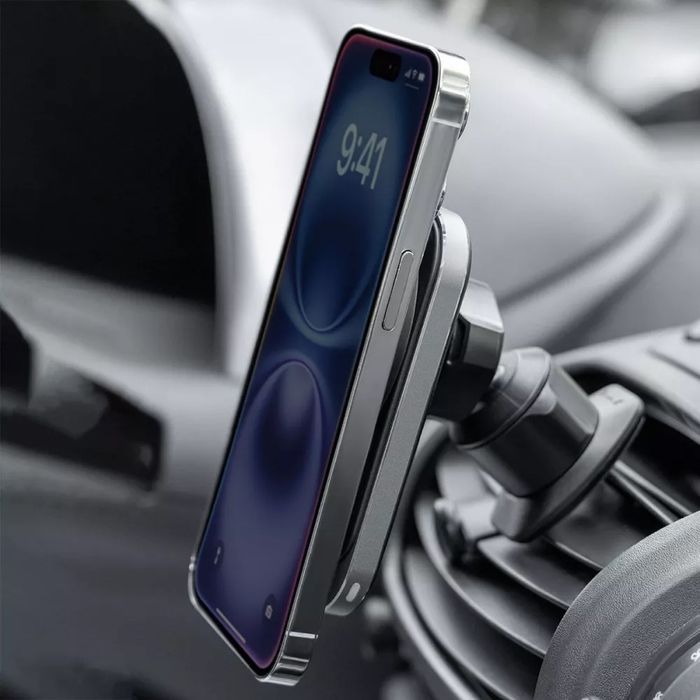 Автомобільний тримач з Бездротовим ЗП Proove Square Magnetic Pro 15W