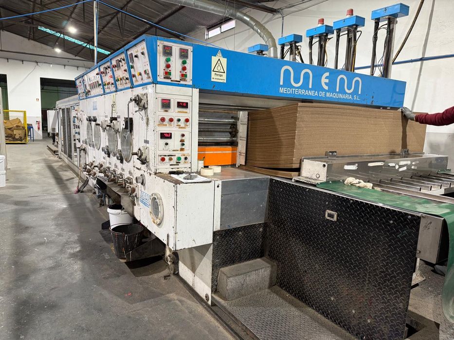 Casemaker Mediterranea de Maquinaria 2800 cartao canelado