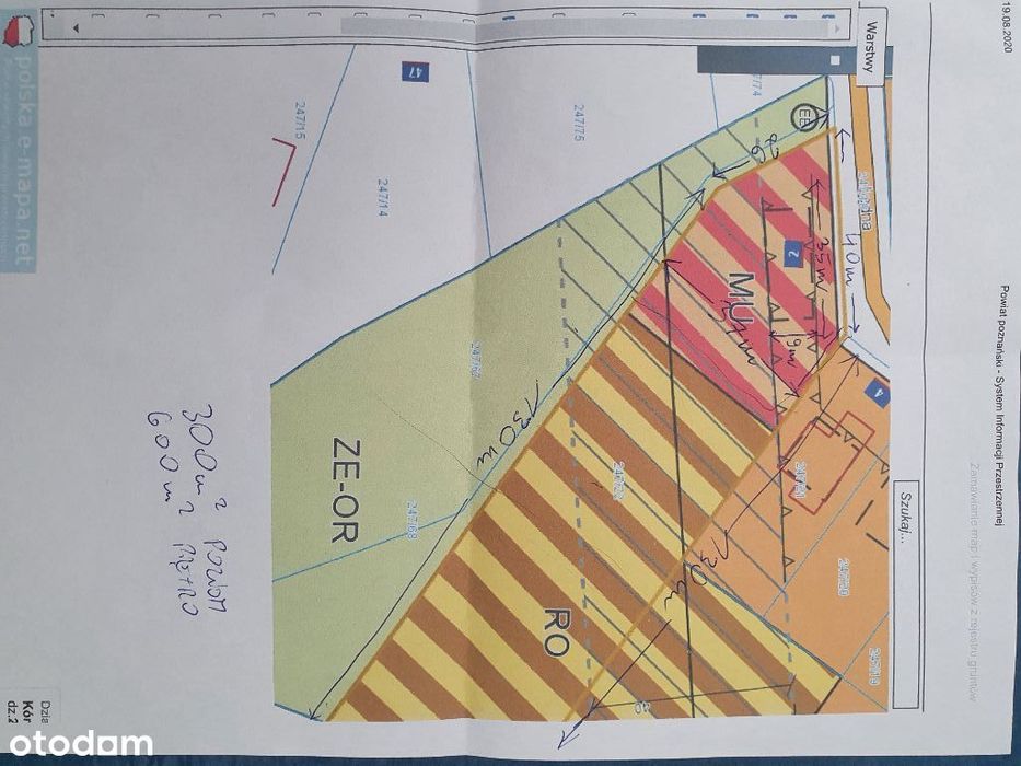 BORÓWIEC TANIO,działka AG, budowlano-usługowa,2800m2-7000m2