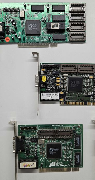 Karty graficzne PCI Retro S3Trio 64v+ DX2 Virge 1 MB 2 MB