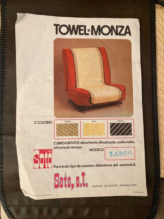 Capas em palhinha para Automóveis Clássicos Anos 70 Novos