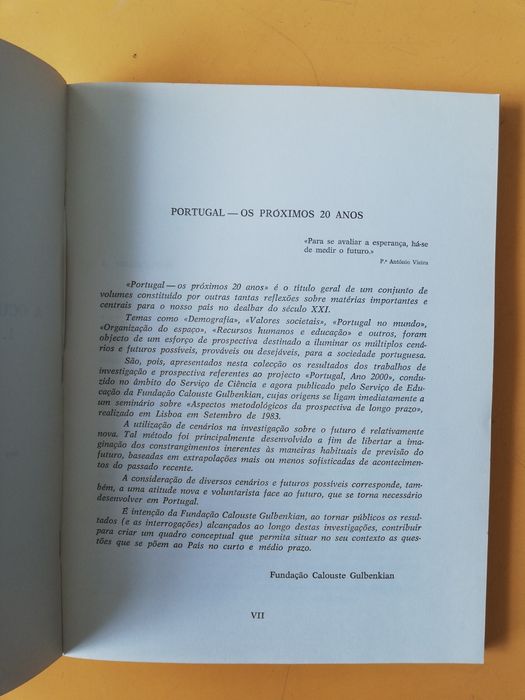 Portugal Os próximos 20 anos - vol.1