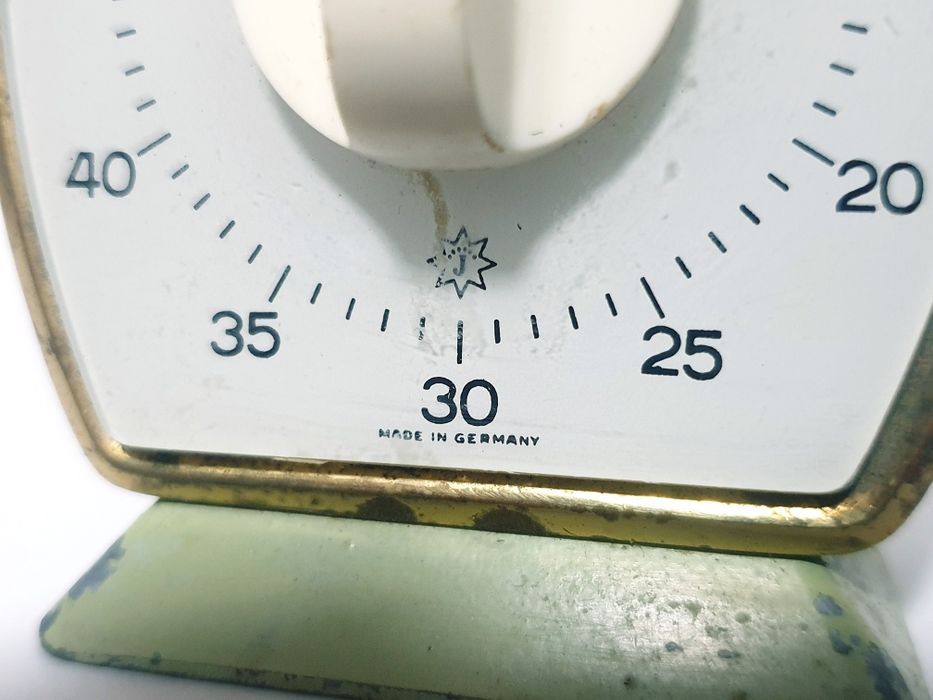 Temporizador de cozinha com alarme Junghans anos 50