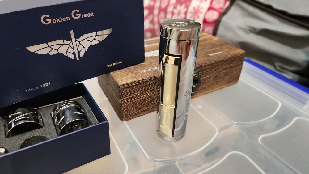 Conjunto mod + tank e extensor de Golden Greek