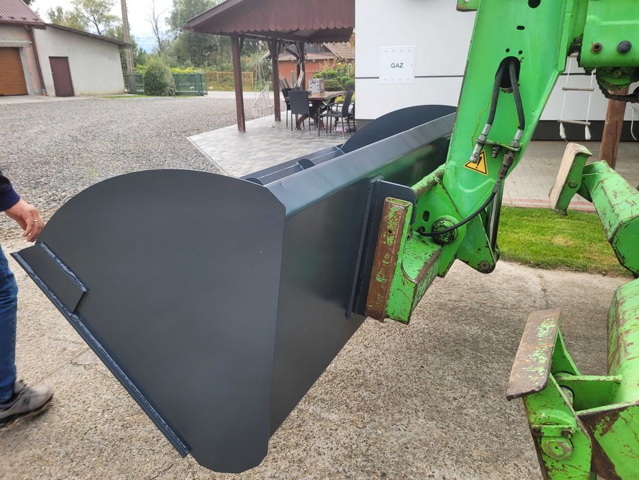 Łyżka/ łycha objętościowa WZMOCNIONA do ładowarki teleskopowej DOWÓZ