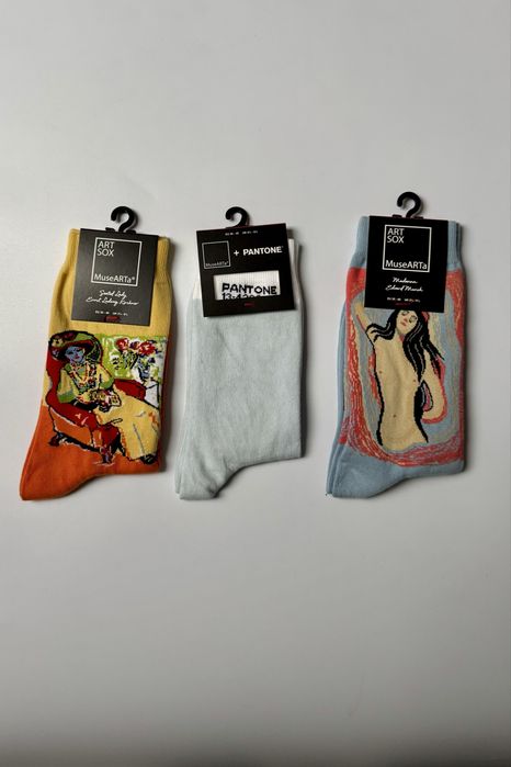 Nowe 3 pary skarpet Musearta 36/43 zestaw na prezent