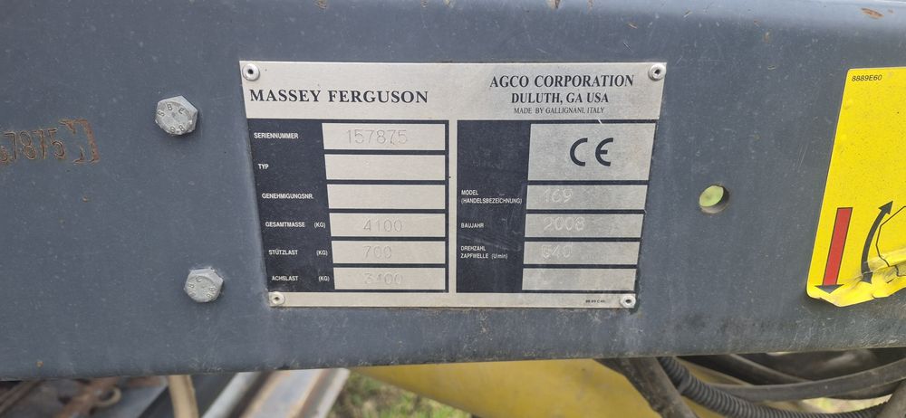 Prasa Rolująca Zwijająca Balownica Massey Ferguson 169v Fendt Krone