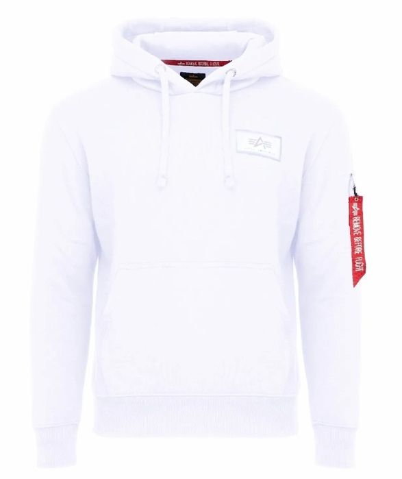 ALPHA Nowa,bawełniana biała bluza z metką,rozmiar L