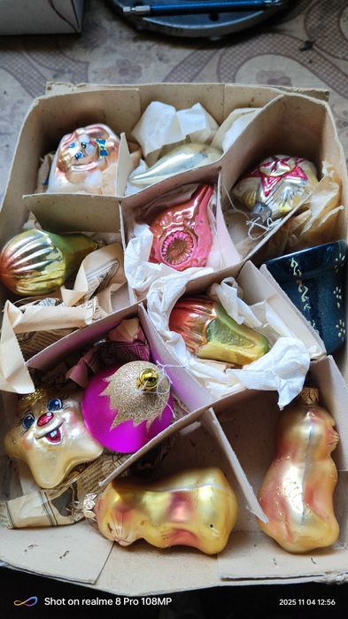 Ёлочные игрушки СССР